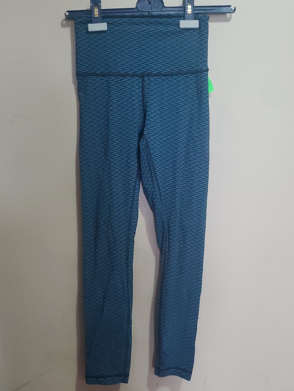 Lululemon High Times Score Jacquard Black Indian Ocean Leggings Size 4